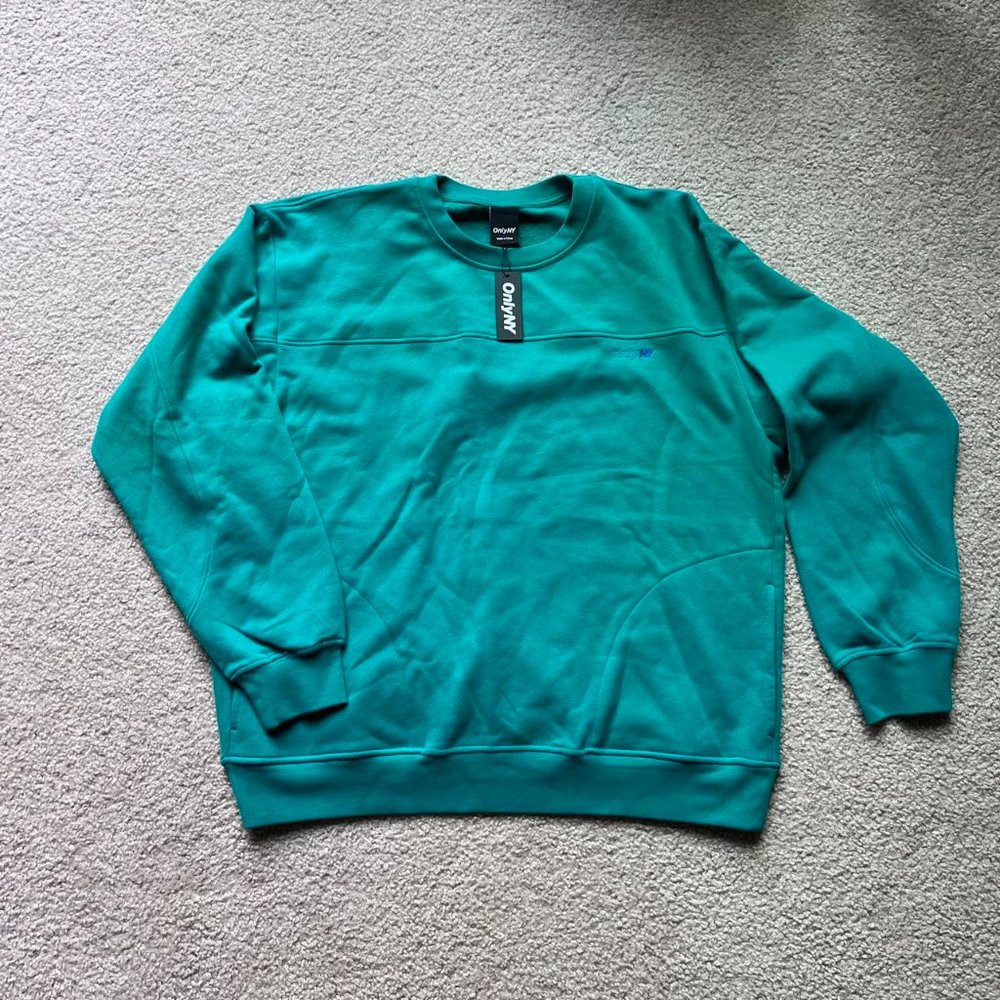 OnlyNY Practice Crewneck in Teal